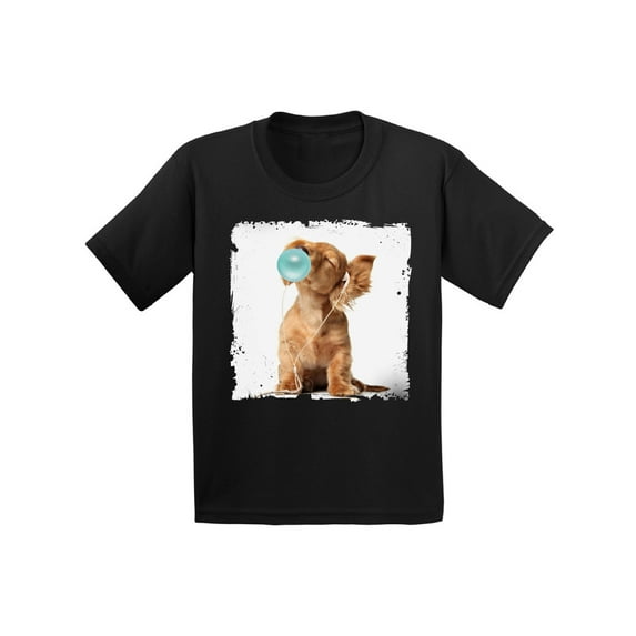 Awkward Styles Dog Outfit Cute Animal Collection Funny Puppy Dog with Gum Puppy Clothing Puppy Lovers Funny Gifts for Kids Puppy for Kids Dog Tshirt Puppy Dog Toddler Shirt Toddler T Shirt Kids