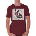thumbnail image 1 of Awkward Styles Dog T-Shirt French Bulldog T Shirts for Men, 1 of 4