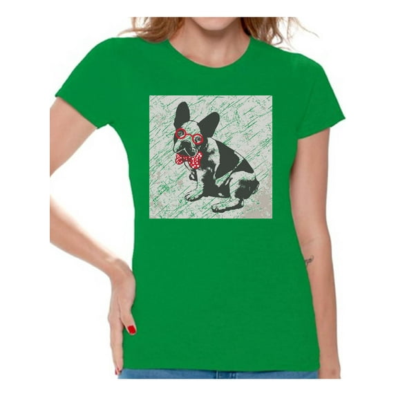 Awkward Styles Dog T-Shirt French Bulldog T Shirts for Women