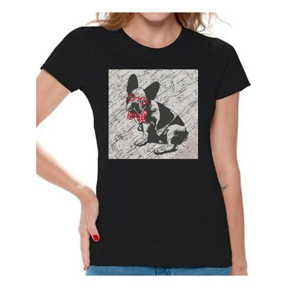 Awkward Styles Dog T-Shirt French Bulldog T Shirts for Women