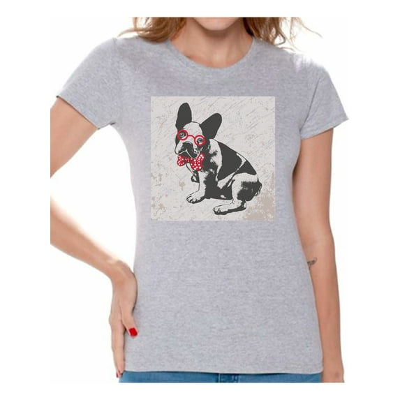 Awkward Styles Dog T-Shirt French Bulldog T Shirts for Women