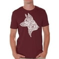 thumbnail image 1 of Awkward Styles Dog T-Shirt Pattern T Shirts for Men, 1 of 4