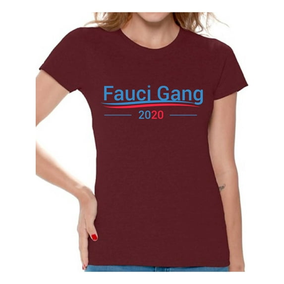Awkward Styles Dr Fauci Shirt for Women Fauci Gang T Shirts Tops President Fauci 2020 Shirts Hope T-Shirt for Women