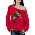 thumbnail image 1 of Awkward Styles Dreamcatcher Sweatshirt Colorful Feathers Off Shoulder Tops for Women, 1 of 4