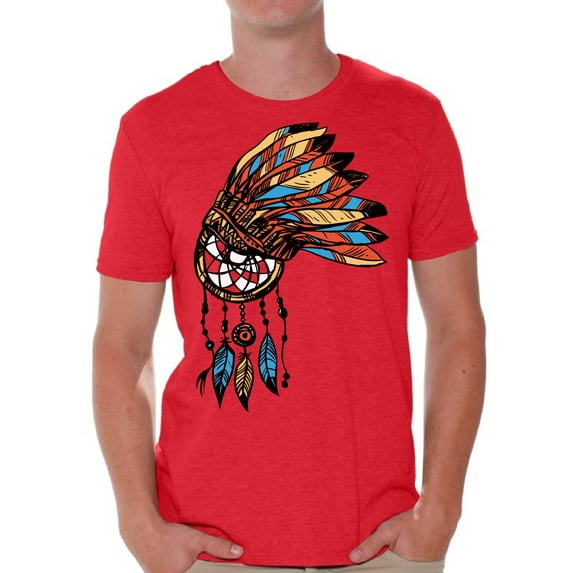 Awkward Styles Dreamcatcher T-Shirt Colorful Feathers T Shirts for Men