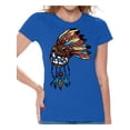 thumbnail image 1 of Awkward Styles Dreamcatcher T-Shirt Colorful Feathers T Shirts for Women, 1 of 4