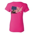 thumbnail image 1 of Awkward Styles Duck Hunting Back Print T Shirt Patriotic Clothes for Her USA Flag Print on the Back Shirt for Girlfriend Fowling T Shirt Hunting Lovers Gifts Hunter T Shirt for Wife I Love Hunting Shi, 1 of 4