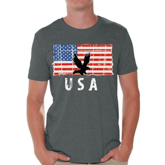 Awkward Styles Eagle Shirt Veteran Shirt Veteran Mens T-Shirt Veteran T Shirt for Men American Flag Shirt Eagle T Shirt for Veteran US Veteran Clothes American Flag Shirt T Shirt for Veteran