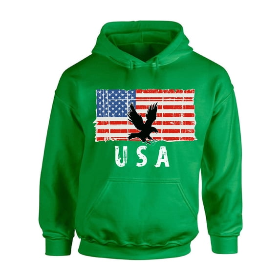 Awkward Styles Eagle USA Hoodie 4th of July Party USA Flag Hooded Sweatshirt for Men 4th Of July Gifts USA Flag Hooded Sweatshirt for Women Proud American Vintage USA Men Women Hooded Sweater