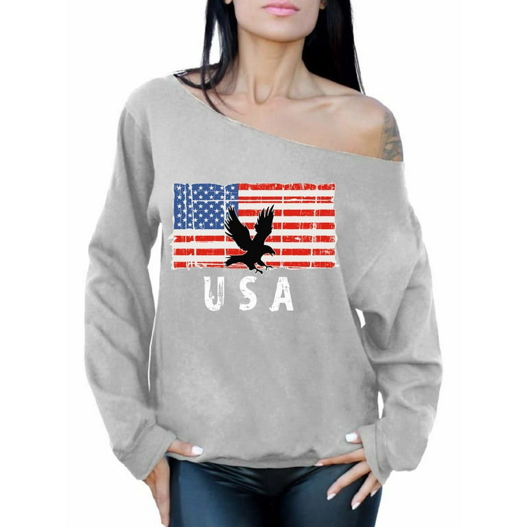 Off the shoulder outlet sweatshirt walmart