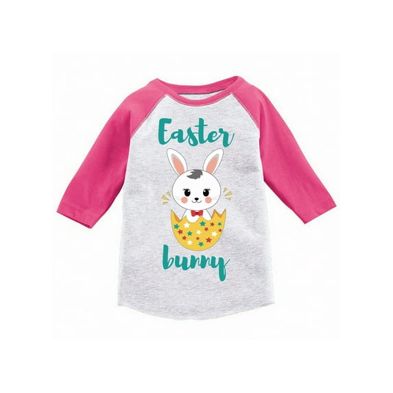 Awkward Styles Easter Bunny T-shirt Holiday Toddler Raglan Shirt
