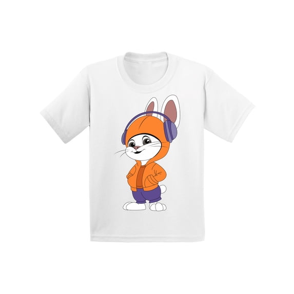 Awkward Styles Easter Toddler Fine Jersey Tee Easter Funny Bunny Toddler Shirt Easter Shirt for Kids Tee Short Sleeve Holiday Shirt 2T 3T 4T 5/6 100% Cotton Easter Gifts Outfit for Toddler