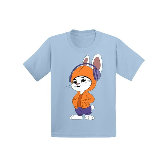 Awkward Styles Easter Toddler Fine Jersey Tee Easter Funny Bunny Toddler Shirt Easter Shirt for Kids Tee Short Sleeve Holiday Shirt 2T 3T 4T 5/6 100% Cotton Easter Gifts Outfit for Toddler