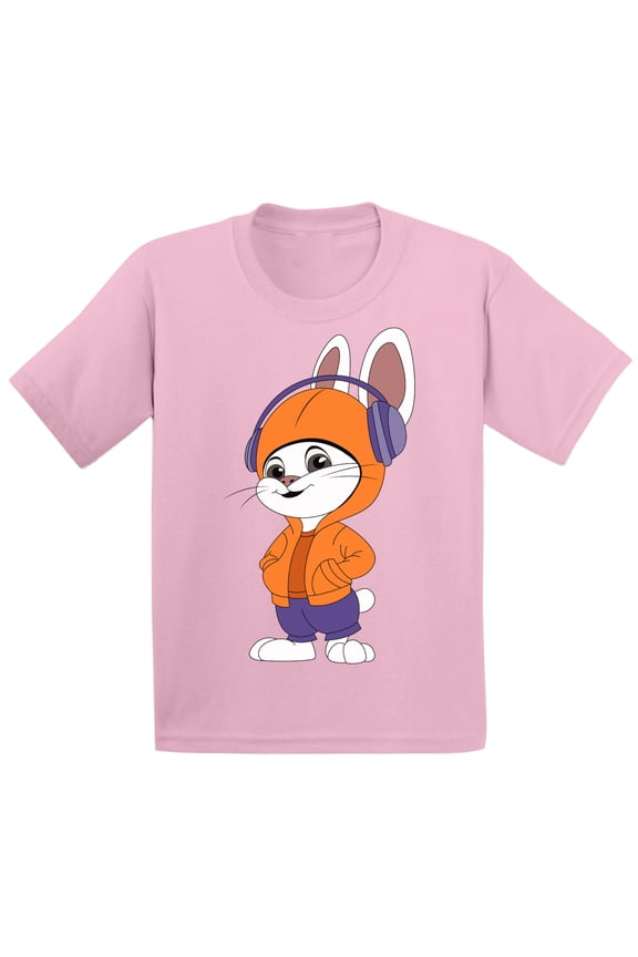 Easter Toddler Fine Jersey Tee Easter Funny Bunny Toddler Shirt Easter Shirt for Kids Tee Short Sleeve Holiday Shirt 2T 3T 4T 5/6 100% Cotton Easter Gifts Outfit for Toddler