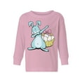 thumbnail image 1 of Awkward Styles Easter Toddler Long Sleeve Shirt Dancing Rabbit Kids T-shirt, 1 of 4