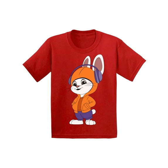 Awkward Styles Easter Unisex Youth Premium T-shirt Boy Girl Tee Short Sleeve Easter Kids T Shirt Easter Gifts Easter Holiday Shirt S M L XL Happy Funny Bunny 100% Cotton Child Clothes