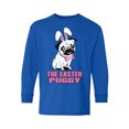 thumbnail image 1 of Awkward Styles Easter Youth Long Sleeve T-shirt Pug Crewneck Tee for Kids Cute Bunny, 1 of 4