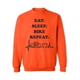 thumbnail image 1 of Awkward Styles Eat Sleep Bike Outfit Unisex Crewneck Biker Sweater for Men I Love Biking Crewneck for Women Biking Clothes Eat Sleep Bike Sweater Crewneck Fishers Gifts Sweater for Fisher, 1 of 5