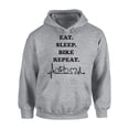 thumbnail image 1 of Awkward Styles Eat Sleep Bike Unisex Sweatshirt Biker Hoodies for Men I Love Biking Hoodie Sweater for Women Biking Clothes Eat Sleep Bike Sweater Biking Sweatshirt Fishers Gifts Hoodie for Fisher, 1 of 5