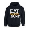 thumbnail image 1 of Awkward Styles Eat Sleep Hunt Unisex Sweatshirt Hunter Hoodie for Men I Love Hunting Hoodie for Women Hunting Clothes Eat Sleep Hunt Sweater Hunting Sweatshirt Hunters Gifts Hoodie for Hunter, 1 of 5
