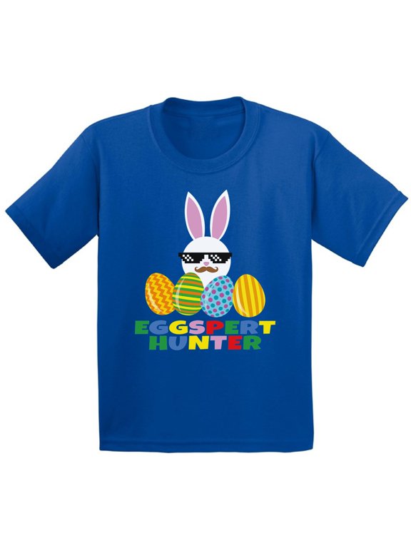 Eggspert Hunter Youth Shirt Funny Egg Hunt Tshirt Easter T Shirt Kids Cute Easter Gifts Easter Hunt Shirt Hunting Season T Shirt Funny Easter Shirts for Kids Easter Holiday Outfit