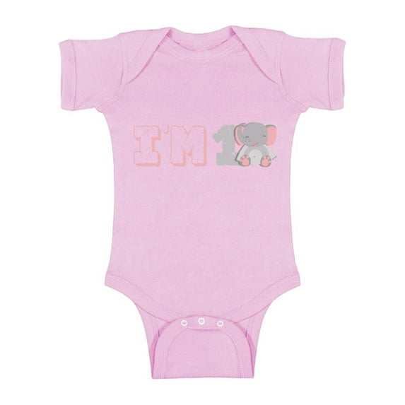 Awkward Styles Elephant B Day Clothes First Birthday Bodysuit for Newborn Baby Elephant Gifts for 1 Year Old Elephant Themed Birthday 1st Birthday Outfit for Baby Boys and Baby Girls Birthday Gifts