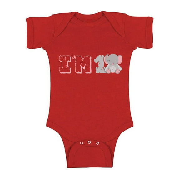 Awkward Styles Elephant B Day Clothes First Birthday Bodysuit for Newborn Baby Elephant Gifts for 1 Year Old Elephant Themed Birthday 1st Birthday Outfit for Baby Boys and Baby Girls Birthday Gifts