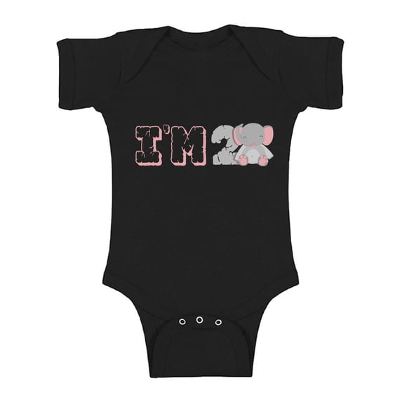 Awkward Styles Elephant B Day Clothes Second Birthday Bodysuit for Newborn Baby Elephant Gifts for 2 Year Old Elephant Themed Birthday 2nd Birthday Outfit for Baby Boys and Baby Girls Birthday Gifts