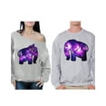 thumbnail image 1 of Awkward Styles Elephant Couple Sweatshirts Elephant Matching Couple Sweaters for Happy Valentine's Day Elephant Sweatshirts for Boyfriend Girlfriend Cute Elephants Love Gift Idea for Husband and Wife, 1 of 5