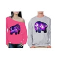 thumbnail image 1 of Awkward Styles Elephant Couple Sweatshirts Elephant Matching Couple Sweaters for Happy Valentine's Day Elephant Sweatshirts for Boyfriend Girlfriend Cute Elephants Love Gift Idea for Husband and Wife, 1 of 5