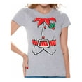 thumbnail image 1 of Awkward Styles Elf Costume Christmas Shirts for Women Elf Suit Women's Holiday Top Santa's Helper Elf Shirt Women's Christmas T-Shirt Funny Tacky Party Holiday Shirt Xmas Gifts, 1 of 4