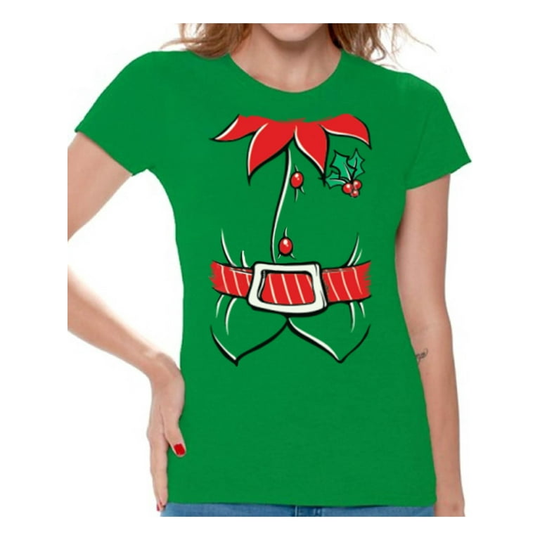 Elf Costume Tshirt Funny Christmas / Xmas Santa Helper Shirt Elf Costume Tshirt Funny Christmas / Xmas Santa Helper Shirt