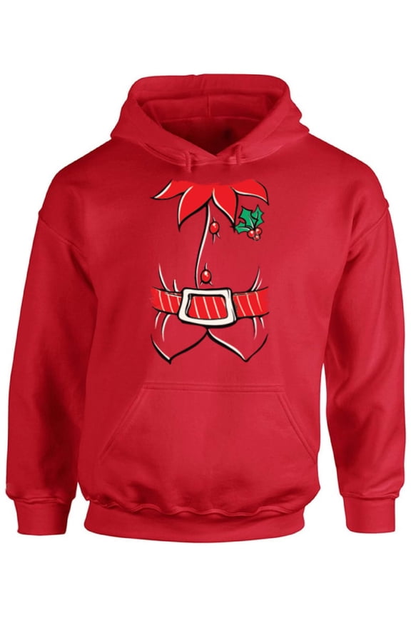 Elf Costume Christmas Sweatshirt for Men for Women Elf Suit Christmas Hooded Sweatshirt Santa's Helper Christmas Hoodie Christmas Sweatshirt Xmas Gifts