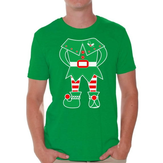 Awkward Styles Elf Shirt Christmas Elf Shirt Elf Suit Men's Holiday Tee Elf Christmas Shirt Elf Christmas Tshirts for Men Family Elf Suit Christmas for Holiday Xmas Gifts