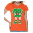 thumbnail image 1 of Awkward Styles Elf Shirt Christmas T Shirts for Women Elf Suit Women's Holiday Top Funny Elf Shirt Women's Christmas T-Shirt Family Elf Holiday Shirt Xmas Gifts for Her, 1 of 4
