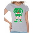 thumbnail image 1 of Awkward Styles Elf Shirt Christmas T Shirts for Women Elf Suit Women's Holiday Top Funny Elf Shirt Women's Christmas T-Shirt Family Elf Holiday Shirt Xmas Gifts for Her, 1 of 4