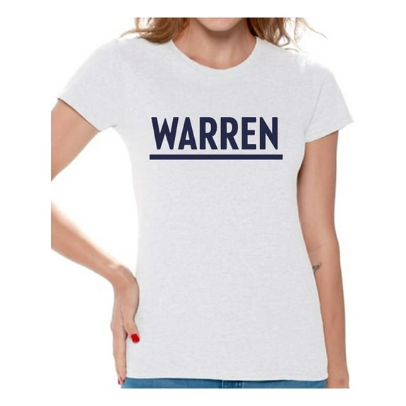 Awkward Styles Elizabeth Warren Women T Shirt US Warren 2020 Elections Ladies Clothing USA T Shirt Political Clothing Elizabeth Warren for America USA President Elections 2020 Women Shirts
