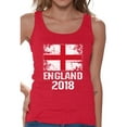 thumbnail image 1 of Awkward Styles England 2018 Football Tank Top for Women English Flag Tank Top, 1 of 4