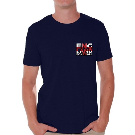 Awkward Styles England Football Shirt for Men English Soccer Tshirt England Shirts for Men England 2018 Tshirt English Soccer 2018 England Gifts for Men Gifts from England English Flag Tshirt