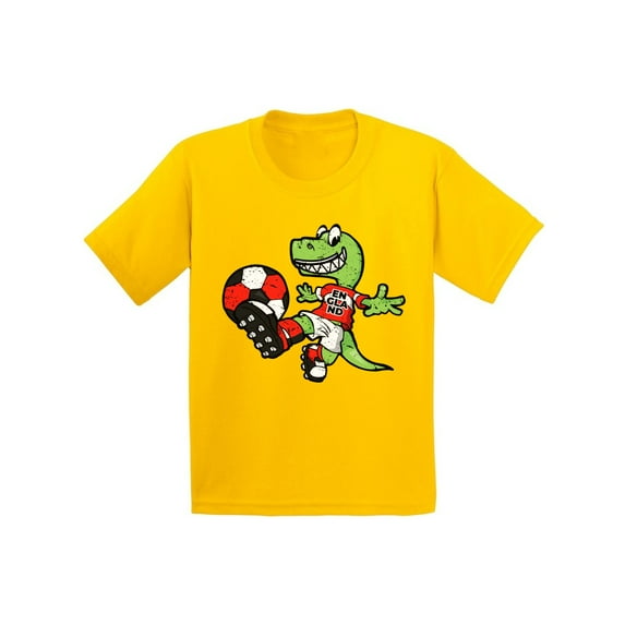 Awkward Styles England Soccer Shirt for Kids English Youth Shirt Dinosaur Gifts