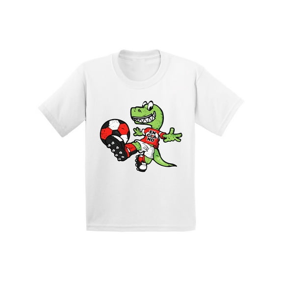 Awkward Styles England Soccer Shirt for Kids English Youth Shirt Dinosaur Gifts
