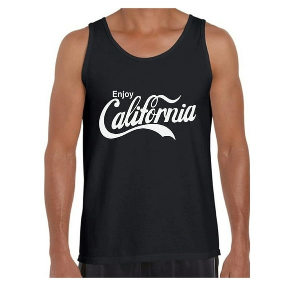 Awkward Styles Enjoy California Tank Top for Men California Tank Tops California Enjoy Muscle Shirt Cali Fitness Tank Top California Summer Shirt Cali Gifts Men's Cali Tank Gifts from California