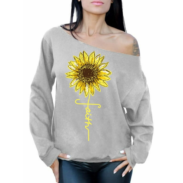 Sunflower sweatshirt womens clearance
