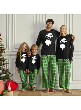 Christmas Vacation Funny Saying Family Pajamas Green Plaid - Family  Christmas Pajamas By Jenny