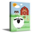thumbnail image 1 of Awkward Styles Farm Canvas Decor Farm Animals Framed Art Kids Room Wall Art Cute Animals Farm Canvas Art Ready to Hang Picture Sunny Household Newborn Baby Room Wall Decor Farm Wallpapers Made in USA, 1 of 6