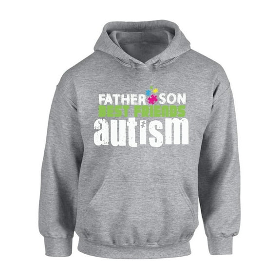 Awkward Styles Father Son Best Friends Autism Hooded Sweatshirt Autism Awareness Hoodie for Men Autism Hoodie Sweater Father and Son Autism Hoodie Sweater Autism Gifts Family Autism Sweater Hoodie