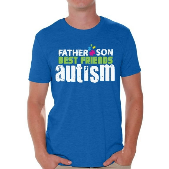 Awkward Styles Father Son Best Friends Autism Tshirt for Men Autism Shirts Autism Awareness T Shirt Autism Puzzle Tshirts Autism Awareness Gifts Father Son Autism Shirt Autistic Pride Gifts for Dad