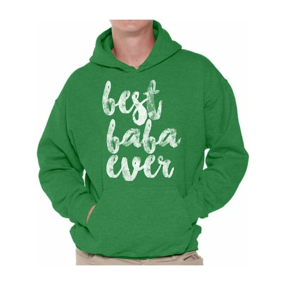 Awkward Styles Best Baba Ever Hooded Sweatshirt Daddy Tops Baba Hoodies for Men Father's Day Gift Father's Day Best Dad Outfit