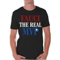 thumbnail image 1 of Awkward Styles Fauci Mens Shirts Dr Anthony Fauci T-shirt for Men Doctor Fauci The Real MVP Short Sleeve T Shirt Top Men's Shirt Anthony Stephen Fauci Shirts, 1 of 4