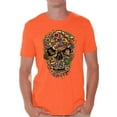 thumbnail image 1 of Awkward Styles Fauna Skull Tshirt for Men Floral Skull Shirt Sugar Skull Shirts for Men Dia de los Muertos Gifts for Him Day of the Dead T Shirt Sugar Skull Flowers T-Shirt for Men Skull Gifts, 1 of 4